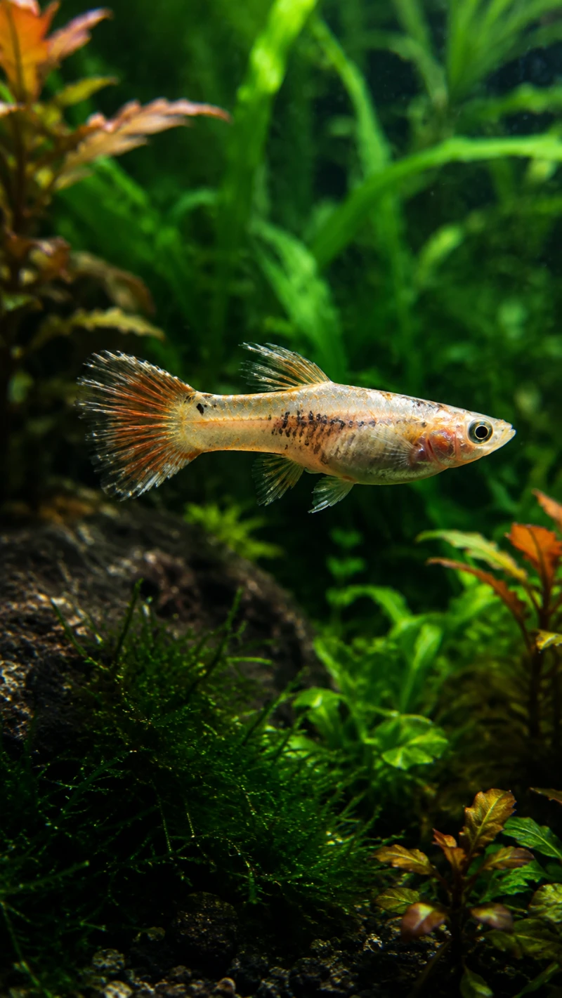 Sick Guppy Fish