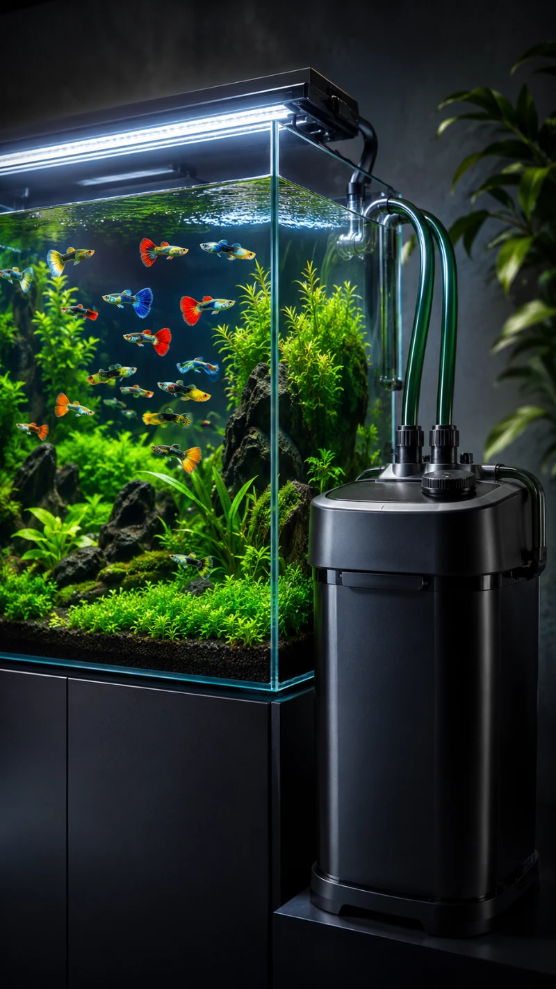 External Aquarium Filter Guppy